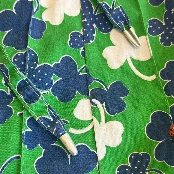 Royal Stuart | Vintage 70’s Midi Skirt w/Clovers & Ladybugs, Pin-tucked Stripes - Picture 8 of 8